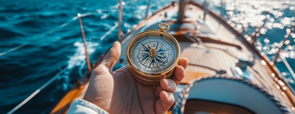 Compass at Sea